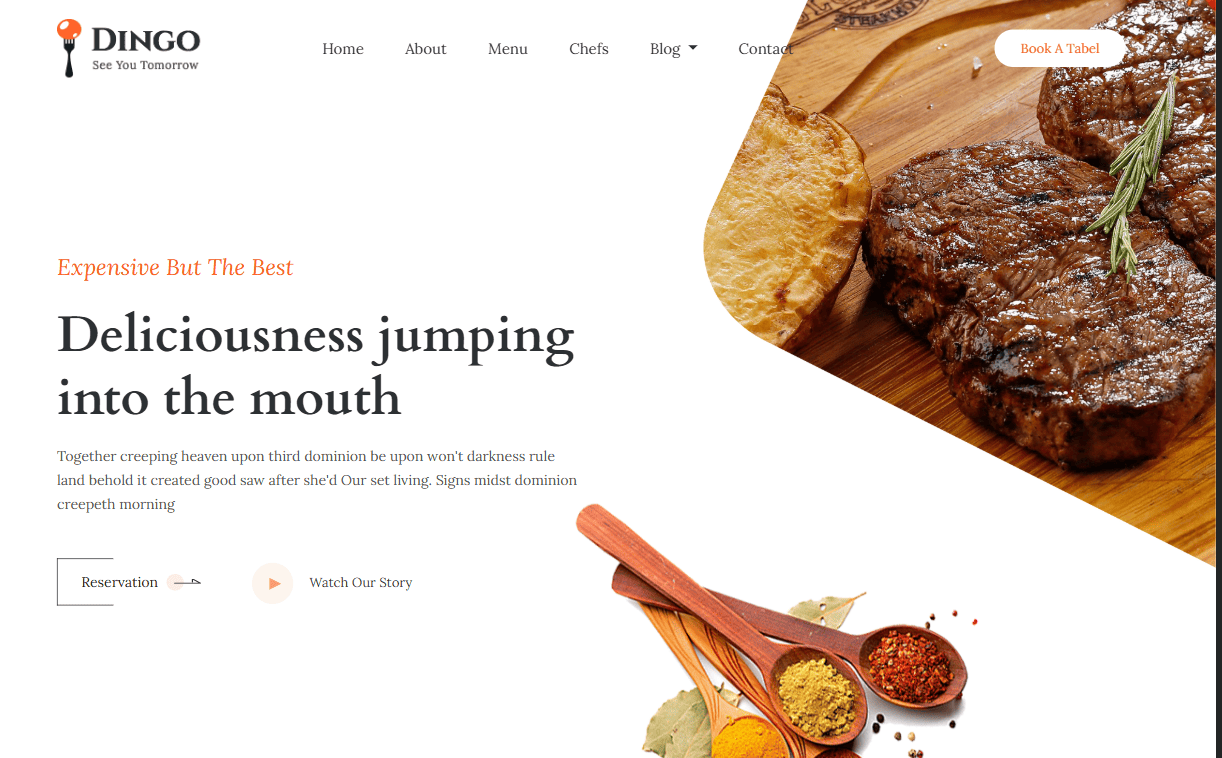 Dingo Template Preview